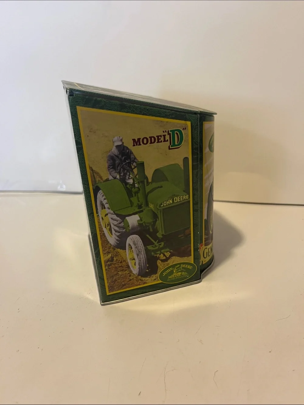 John Deere Tractor Tin Canister Lid General Purpose Model D GP